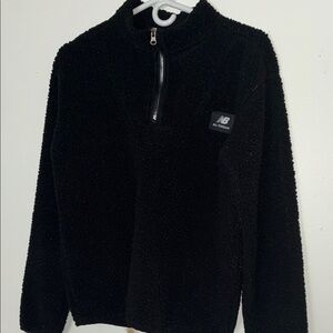 New Balance Boys Zip-Up Black Sweater